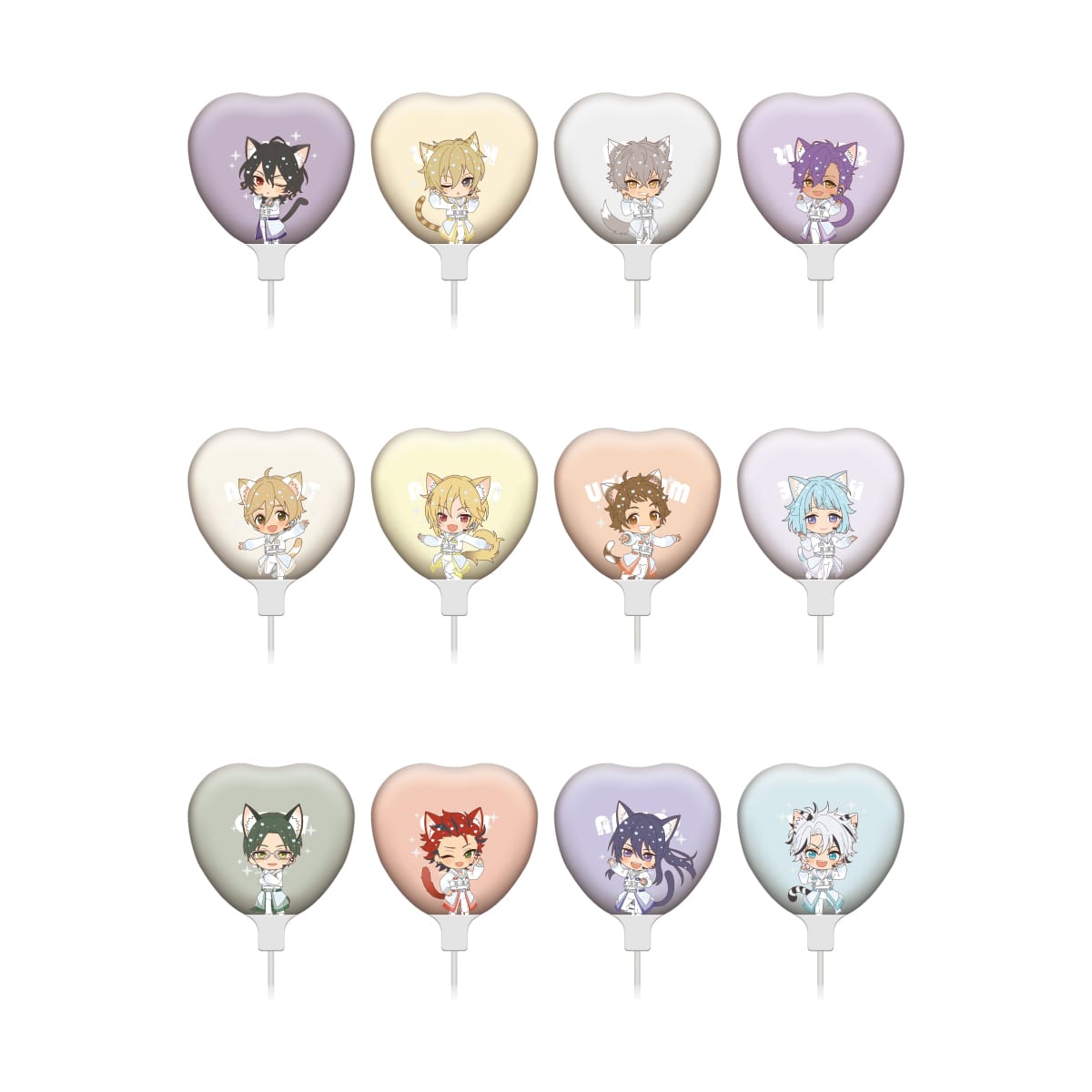 [PREORDER] Ensemble Stars x NAMJATOWN Heart-Shaped Balloon Sticks