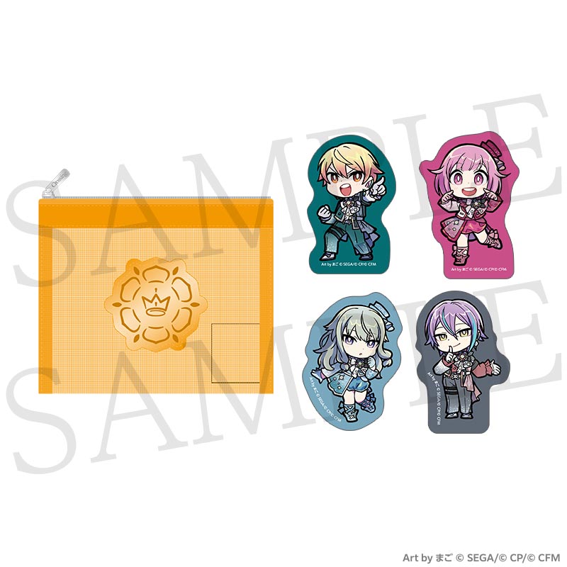 [PREORDER] Project Sekai 6th Live Crossing Chibi Sticker & Pouch Set