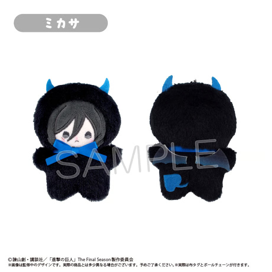 [PREORDER] Attack on Titan Devil Ver. Flat Tapi Plushies