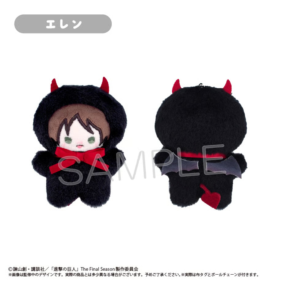 [PREORDER] Attack on Titan Devil Ver. Flat Tapi Plushies