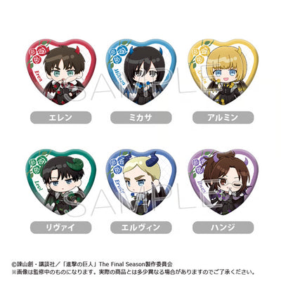 [PREORDER] Attack on Titan Devil Ver. Heart Can Badges