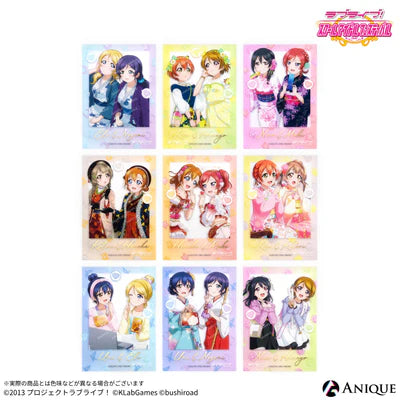 [PREORDER] u's Love Live UR Pair Foil-Stamped Clear Photo Cards (Random Pack / Box)