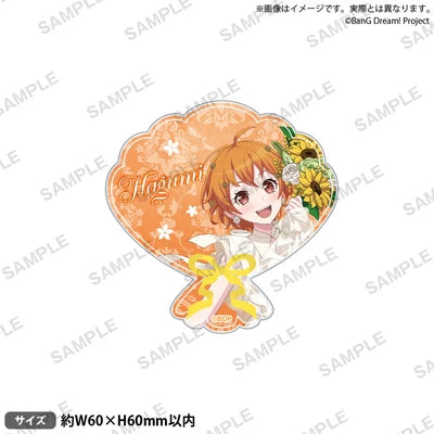 [PREORDER] Hello, Happy World! BanG Dream Flower Garden Acrylic Badges