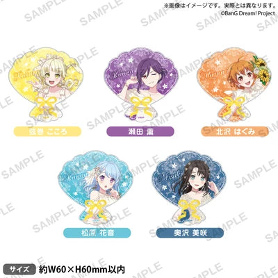 [PREORDER] Hello, Happy World! BanG Dream Flower Garden Acrylic Badges