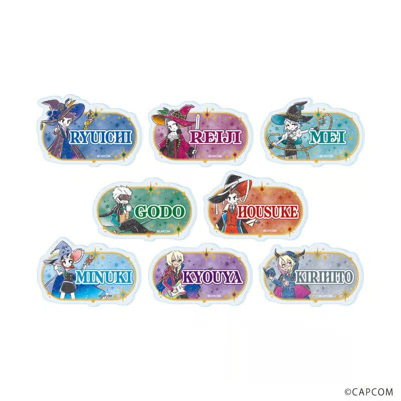 [PREORDER] Ace Attorney Wizard Ver Acrylic Plate Name Badges