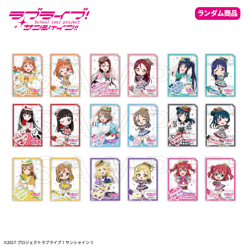 [PREORDER] Aqours Love Live Sunshine x fanfancy+ Acrylic Card Set (Random Packs)