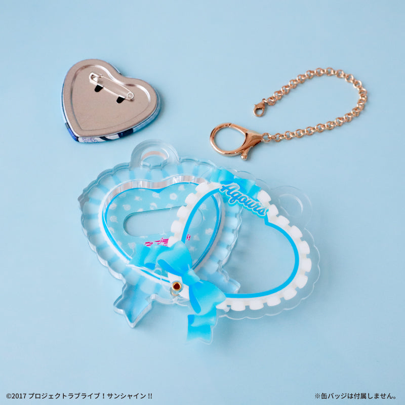 [PREORDER] Aqours Love Live Sunshine x fanfancy+ Heart Can Badge Acrylic Frame
