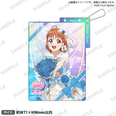 [PREORDER] Aqours Love Live Official Card Game Loveca Thanksgiving Acrylic Card Keychains