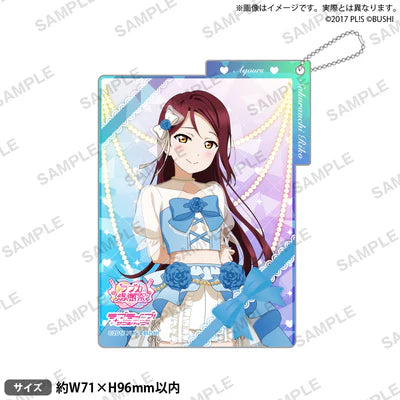 [PREORDER] Aqours Love Live Official Card Game Loveca Thanksgiving Acrylic Card Keychains