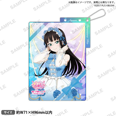 [PREORDER] Aqours Love Live Official Card Game Loveca Thanksgiving Acrylic Card Keychains