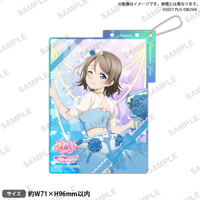 [PREORDER] Aqours Love Live Official Card Game Loveca Thanksgiving Acrylic Card Keychains