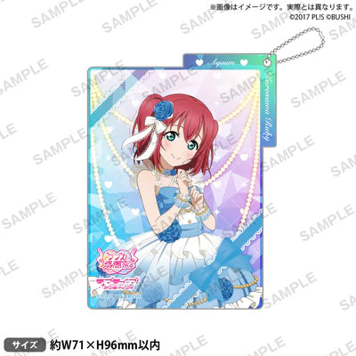 [PREORDER] Aqours Love Live Official Card Game Loveca Thanksgiving Acrylic Card Keychains