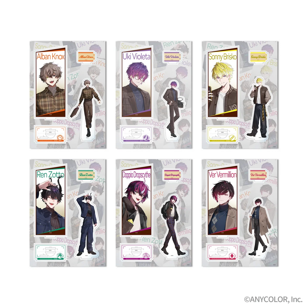 [PREORDER] Nijisanji EN Autumn Style Collection Acrylic Stands