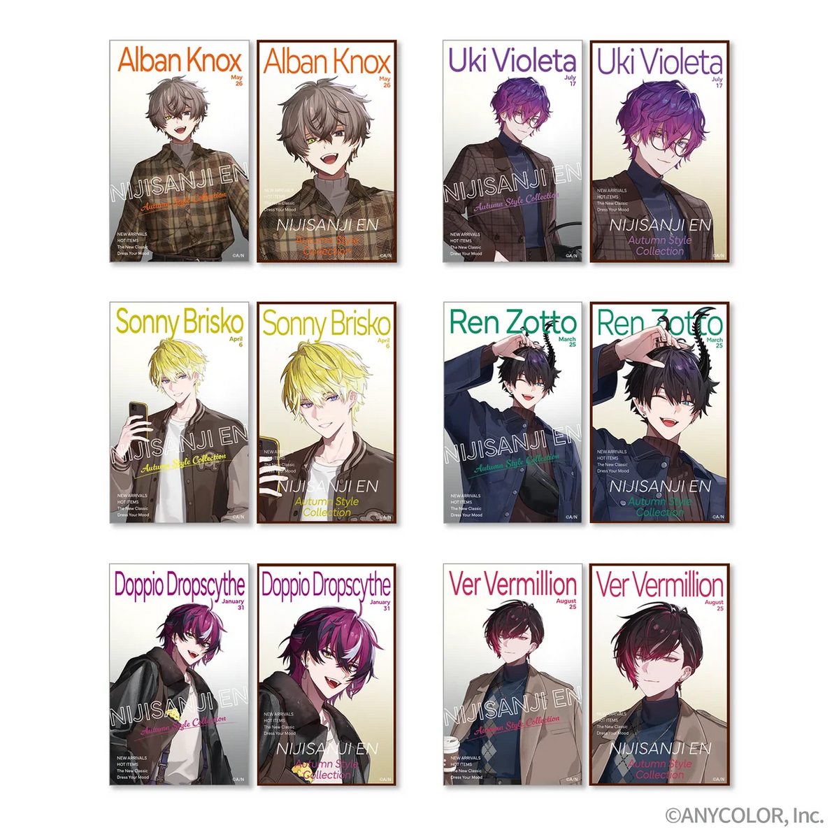 [PREORDER] Nijisanji EN Autumn Style Collection Photo-style Card Sets