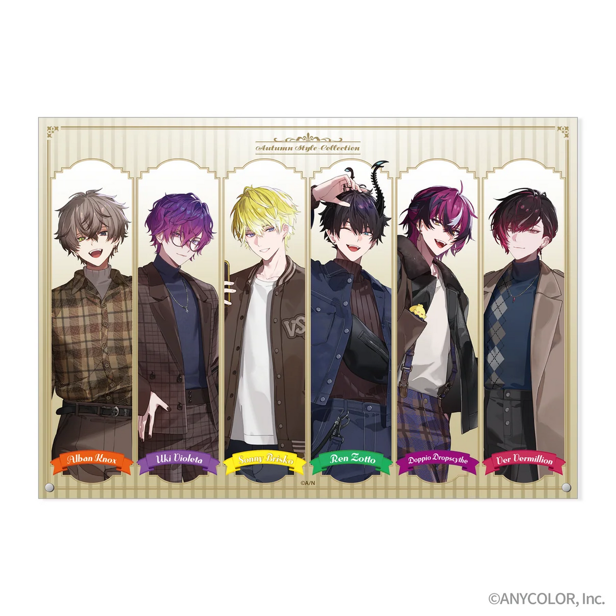 [PREORDER] Nijisanji EN Autumn Style Collection BIG Acrylic Panel