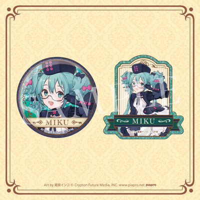 [BACKORDER] Hatsune Miku Glasses x Cafe Goodsmile Kuji Goods - Glitter Badge & Sticker Sets