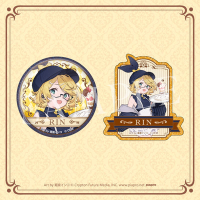 [BACKORDER] Hatsune Miku Glasses x Cafe Goodsmile Kuji Goods - Glitter Badge & Sticker Sets