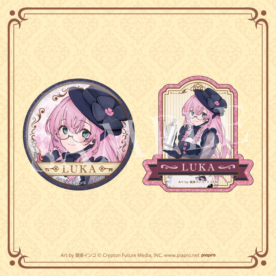 [BACKORDER] Hatsune Miku Glasses x Cafe Goodsmile Kuji Goods - Glitter Badge & Sticker Sets