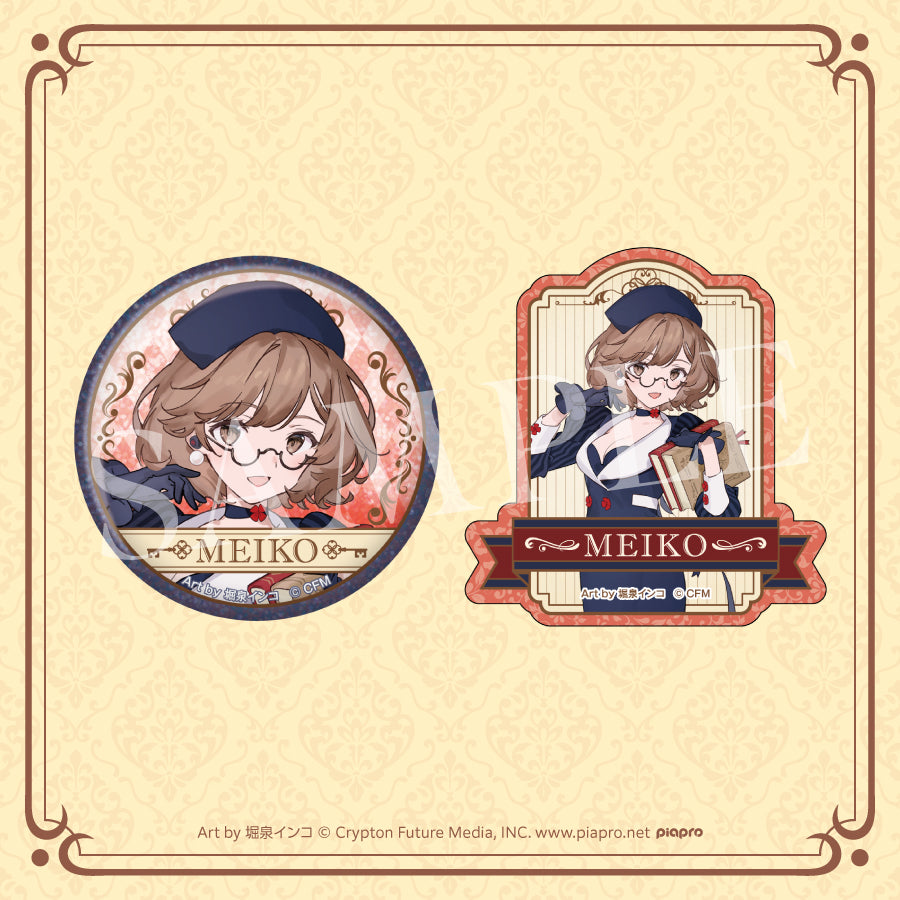 [BACKORDER] Hatsune Miku Glasses x Cafe Goodsmile Kuji Goods - Glitter Badge & Sticker Sets