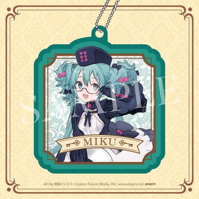 [BACKORDER] Hatsune Miku Glasses x Cafe Goodsmile Kuji Goods - Rubber Strap