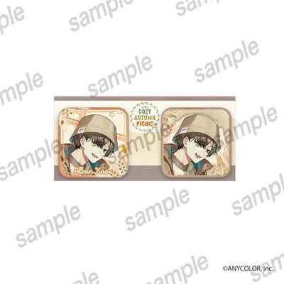 [PREORDER] Nijisanji EN x Manekineko Cozy Autumn Picnic Square Can Badge Sets