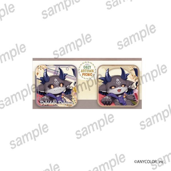 [PREORDER] Nijisanji EN x Manekineko Cozy Autumn Picnic Square Can Badge Sets