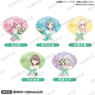 [PREORDER] Pastel＊Palettes BanG Dream Flower Garden Acrylic Badges