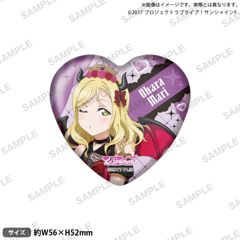 [PREORDER] Aqours Love Live Sunshine Little Devil ver. Heart Can Badges