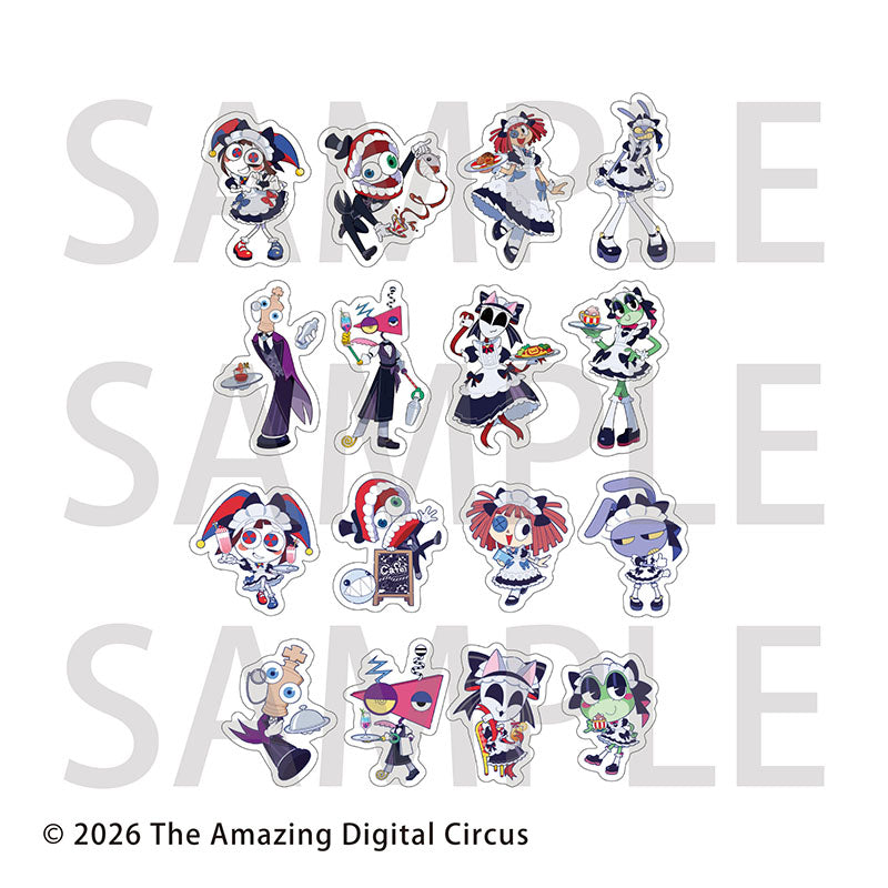 [PREORDER] The Amazing Digital Circus Animate Cafe Maid & Butler ver. Sticker Blind Bags