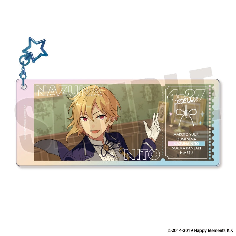 [PREORDER] Ensemble Stars Memorial Aurora Ticket Keychains