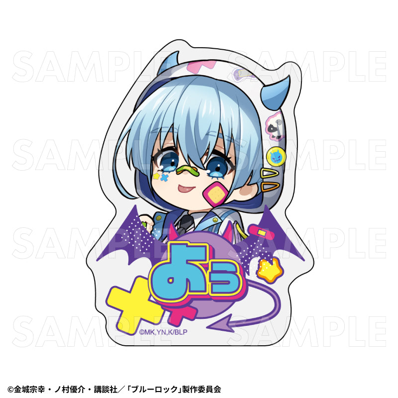 [PREORDER] Blue Lock Debi Deco Hoodie Acrylic Name Badge