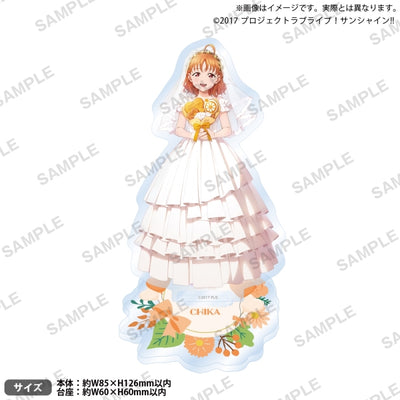 [PREORDER] Aqours Love Live Sunshine Wedding ver. Acrylic Stands