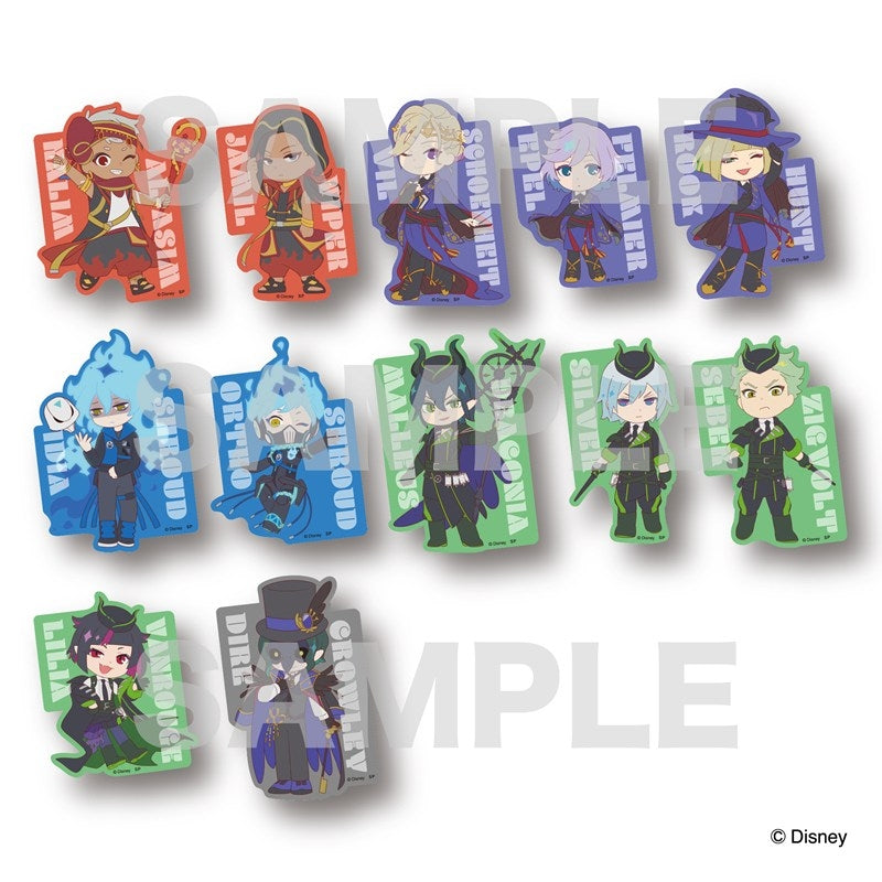 [PREORDER] Twisted Wonderland The Animation Chibi Stickers Set B