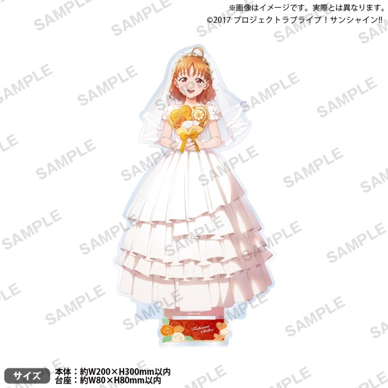 [PREORDER] Aqours Love Live Sunshine Wedding ver. BIG Acrylic Stands