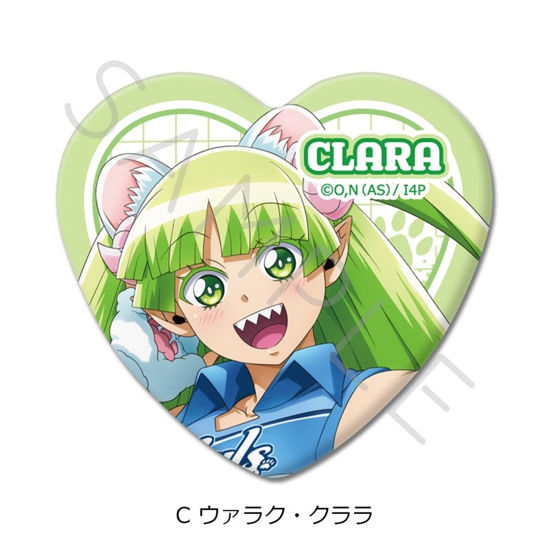 [PREORDER] Welcome to Demon School / Mairimashita Iruma-kun x Saitama Seibu Lions Heart-Shaped Can Badges