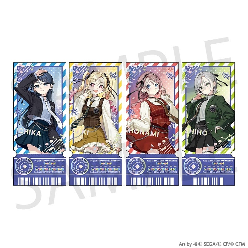 [PREORDER] Leo/need Project Sekai Unit Fan Meeting Ticket Style Cards