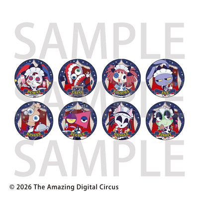 [PREORDER] The Amazing Digital Circus Animate Cafe Maid & Butler ver. Glitter Can Badge Blind Bags Set B