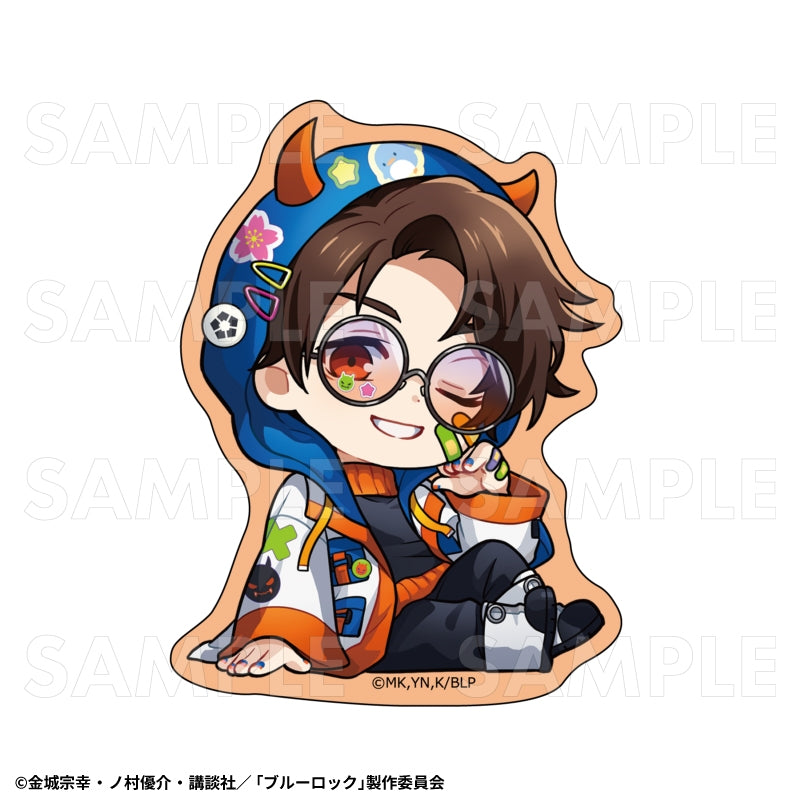 [PREORDER] Blue Lock Debi Deco Hoodie Die-Cut Stickers