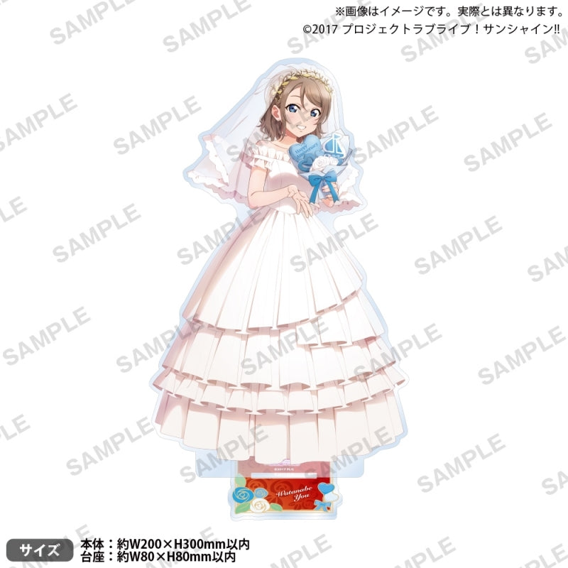 [PREORDER] Aqours Love Live Sunshine Wedding ver. BIG Acrylic Stands