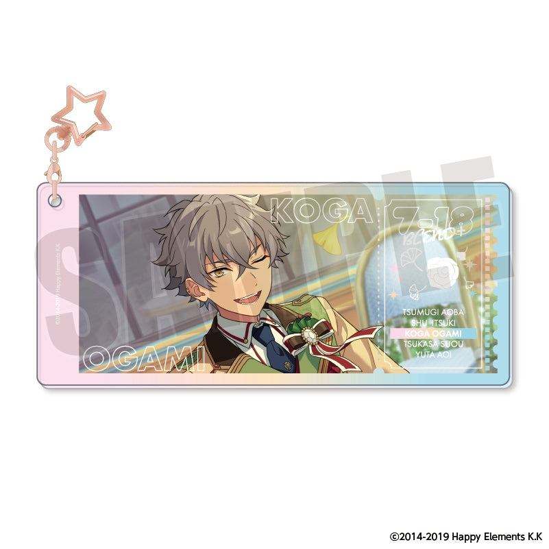 [PREORDER] Ensemble Stars Memorial Aurora Ticket Keychains