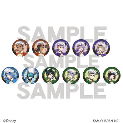 [PREORDER] Twisted Wonderland Master Chef Foil-Stamped Can Badges Set B