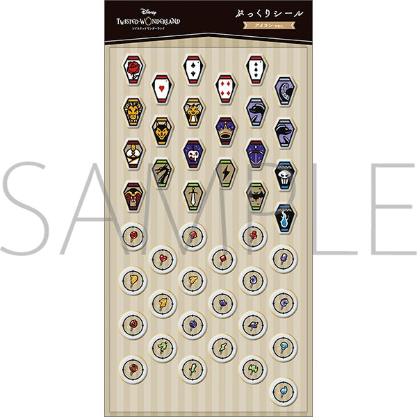 [PREORDER] Twisted Wonderland The Animation Puffy Stickers