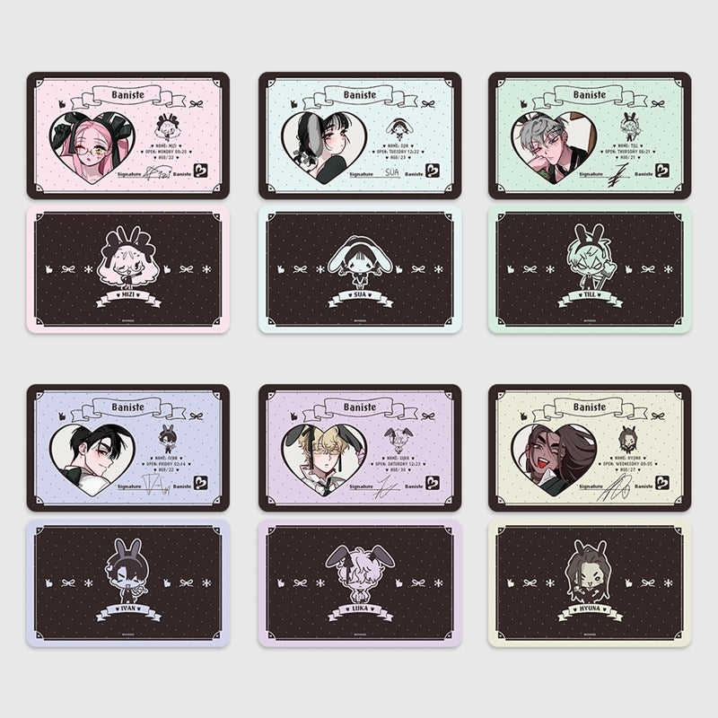 [PREORDER] ALIEN STAGE x Aniplus Cafe PVC Profile Card Blind Bags