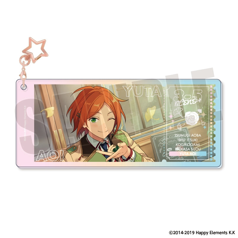 [PREORDER] Ensemble Stars Memorial Aurora Ticket Keychains