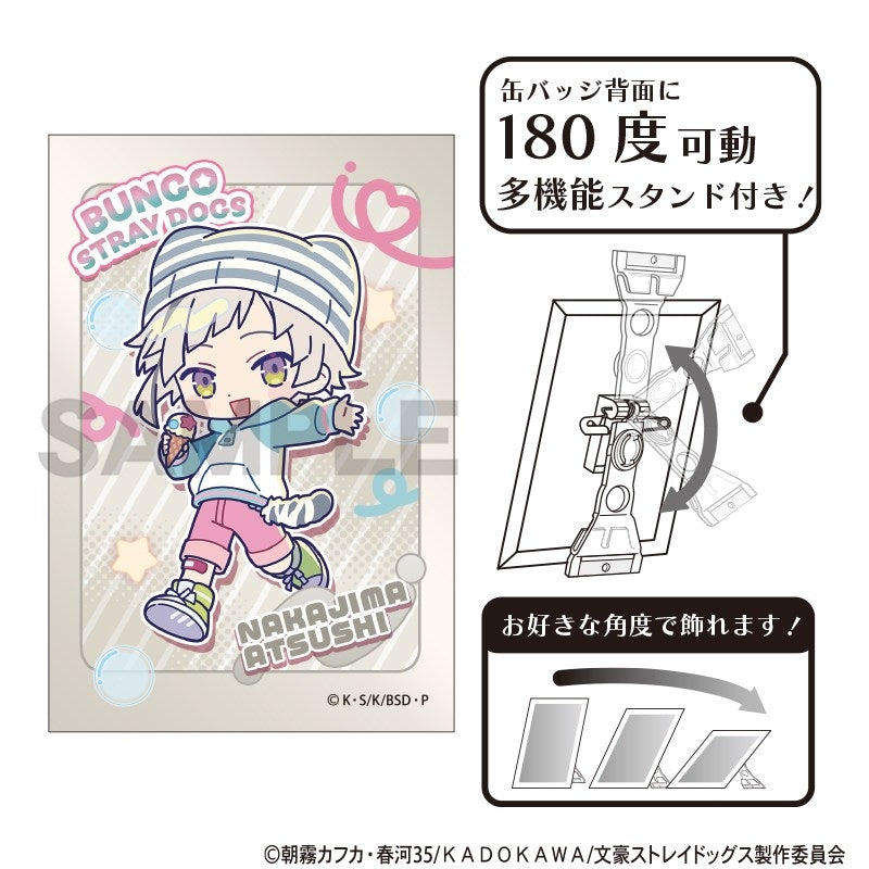 [PREORDER] Bungo Stray Dogs Colorful Pop Art Can Badge