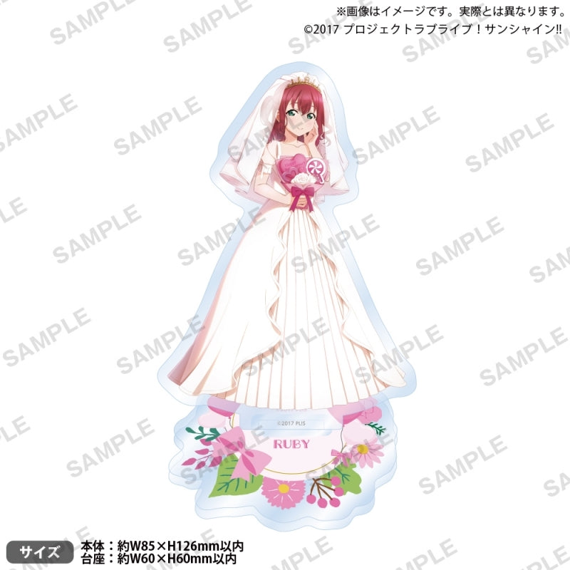 [PREORDER] Aqours Love Live Sunshine Wedding ver. Acrylic Stands