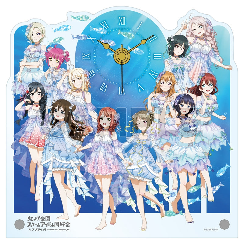 [PREORDER] Love Live Nijigasaki Jellyfish Dress ver. Acrylic Clock