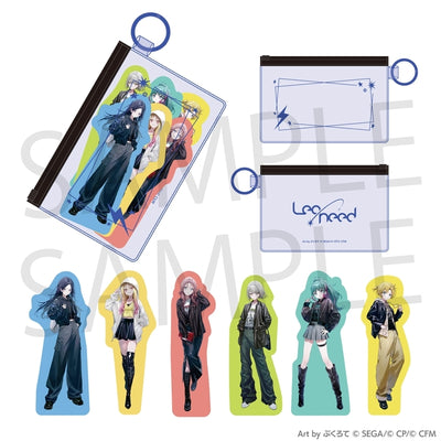 [PREORDER] Project Sekai x ZOZOTOWN Illustration Sticker Set with Pouch