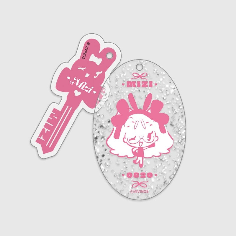 [PREORDER] ALIEN STAGE x Aniplus Cafe Key-shaped Acrylic Charm Keychains