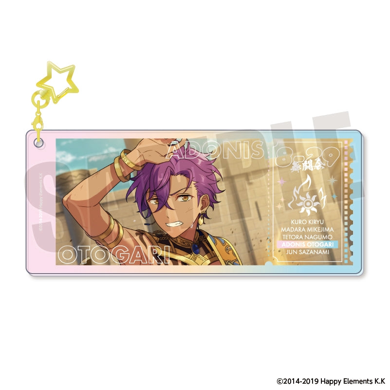 [PREORDER] Ensemble Stars Memorial Aurora Ticket Keychains